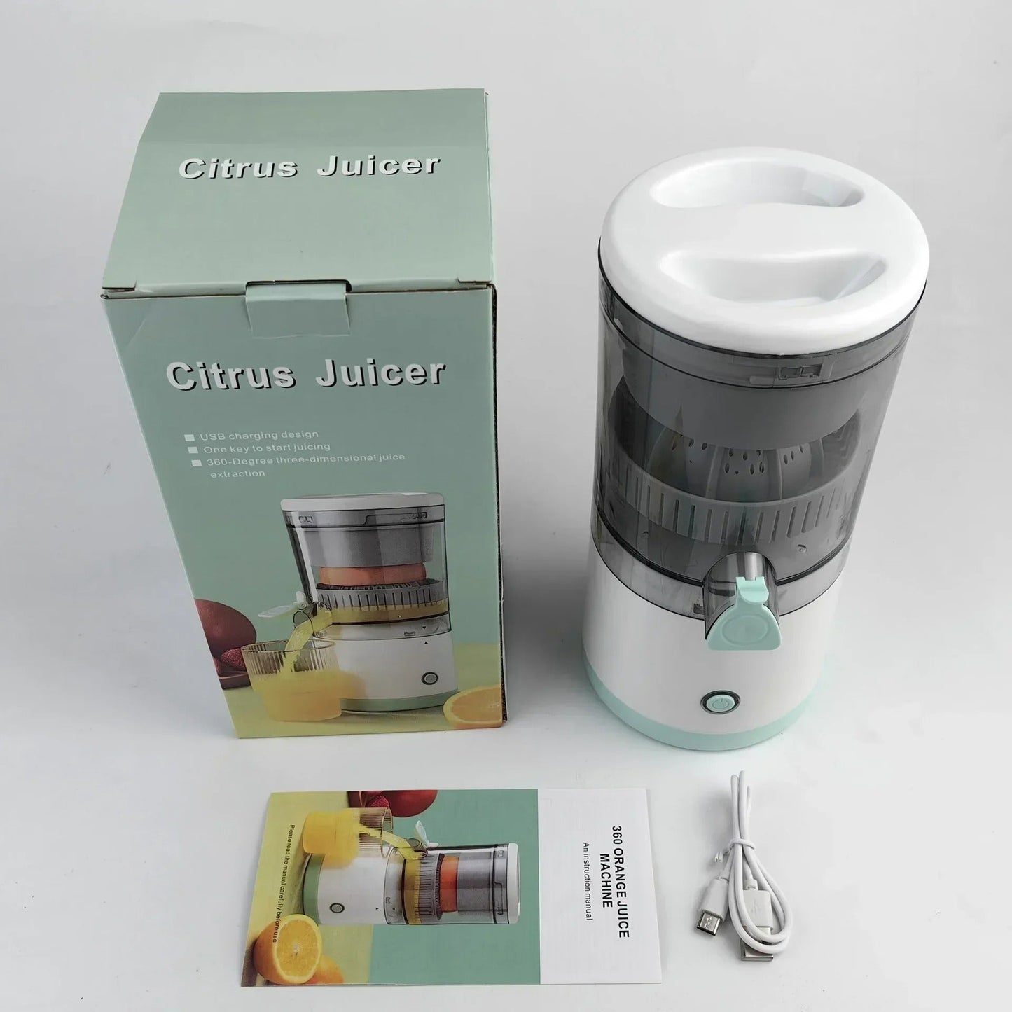Portable Manual Citrus Juicer & Fruit Squeezer