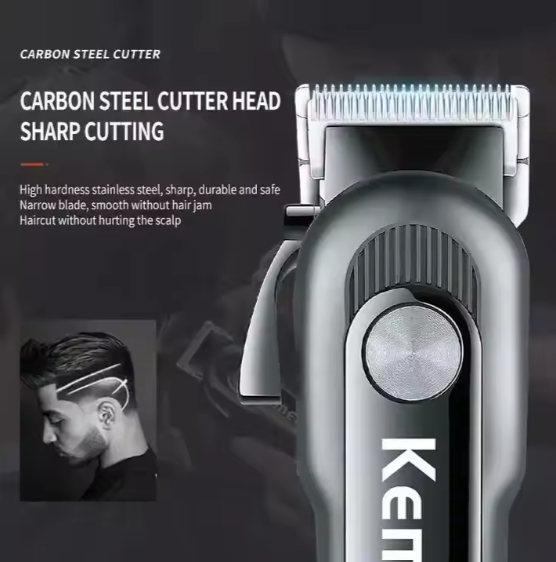 Professional Hair & Beard Trimmer for Men – Cordless Rechargeable Grooming Tool