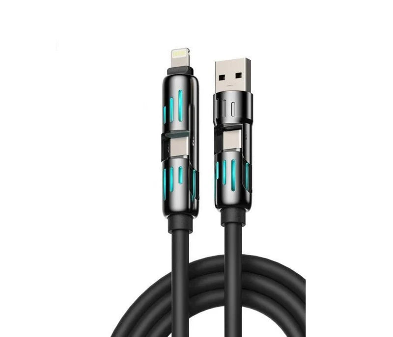 One Cable for All – 4-in-1 USB Charging Solution