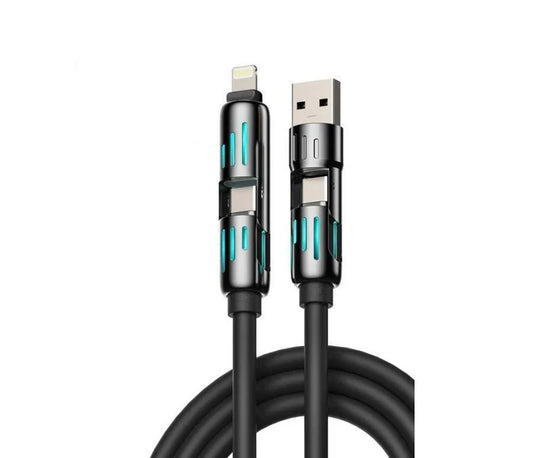 One Cable for All – 4-in-1 USB Charging Solution
