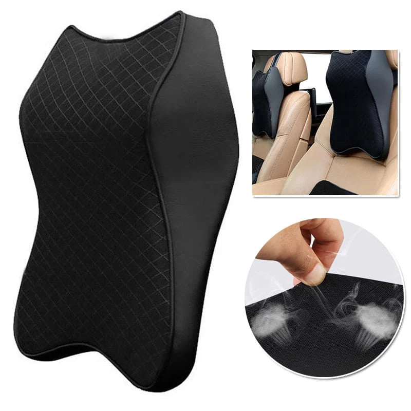 Adjustable Car Seat Headrest Pillow with Neck Support