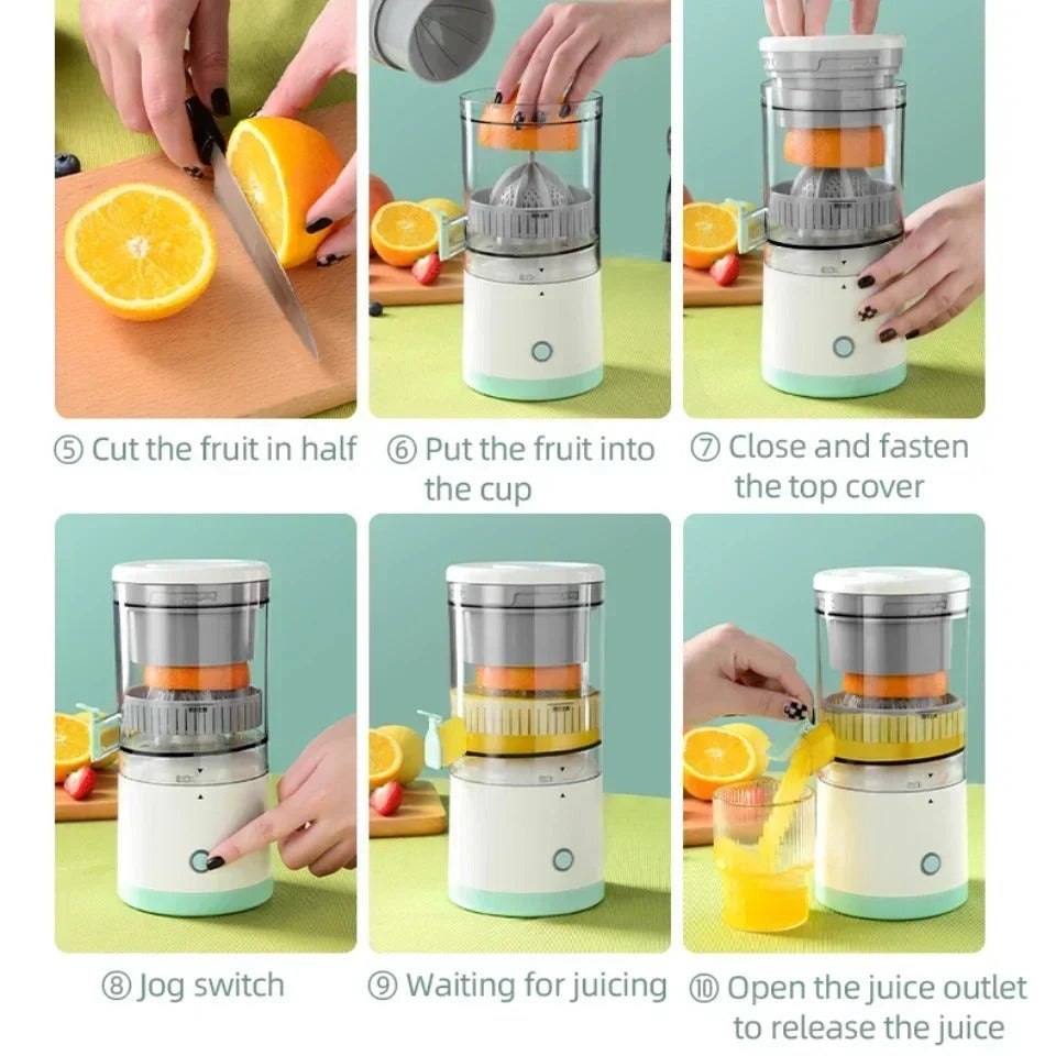 Portable Manual Citrus Juicer & Fruit Squeezer