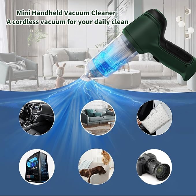 Compact Dust Cleaner for Home, Car & Office