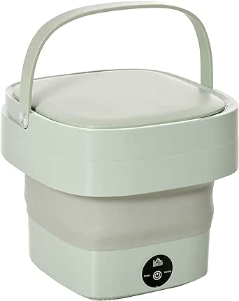 Portable Foldable Mini Washing Machine for Small Loads & Travel
